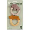 Image de Lot de 2 anneaux de dentition en silicone Deer friends