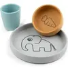 Image de Coffret repas en silicone bébé Done by Deer Elphee Gris TU 1529729