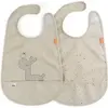 Image de Bavoir velcro Done by Deer Lalee(x2) Beige 42x26,5 cm 1323829