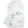 Image de Parure de lit enfant Done by Deer Jelly & Wally Bleu 100x140 cm / 40x60 cm 2023052