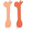 Image de Couverts cuillère silicone bébé Done by Deer Lalee (x2) Orange TU 1139406