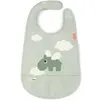 Image de Bavoir avec fermeture velcro Done by Deer Happy Clouds Vert 42x26,5 cm 1333283