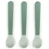 Image de Couverts Foodie cuillère Easy-grip bébé Done by Deer (x3) Vert TU 1146513