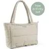 Image de Sac à langer fourre-tout matelassé bébé Done by Deer Beige TU 7043999