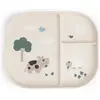 Image de Plateau assiette bébé Done by Deer Tiny farm Beige TU 1756989