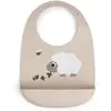 Image de Bavoir en silicone Done by Deer Sheepy Beige 27x19x4 cm 1359689