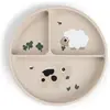 Image de Assiette Stick&Stay assiette plateau bébé Done by Deer Tiny farm Beige TU 1759559
