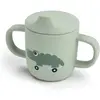 Image de Tasse à bec à 2 anses en silicone bébé Done by Deer Playground Vert 120 ml 1469623