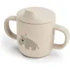 Image de Tasse à bec à 2 anses en silicone bébé Done by Deer Celebration Beige 120 ml 1469639