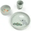 Image de Set vaisselle de repas Done by Deer Stick&Stay Elphee Vert TU 1569823