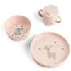 Image de Set vaisselle coffret repas bébé Done by Deer Celebration Rose TU 1593031
