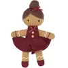 Image de Peluche Fabelab Gingerbread Girl Rouge TU FB1433-Cabernet