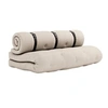 Image de Matelas futon et fauteuil 2 en 1 BUCKLE-UP 140x200 beige