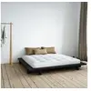 Image de Lit futon JAPAN en pin massif noir 140x200 - JAPAN