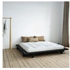 Image de Lit futon JAPAN en pin massif noir 180x200 - JAPAN