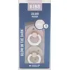 Image de Pack de 2 sucettes Colour Caoutchouc phosphorescente 18 et + mois