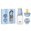 Image de Coffret naissance BIBS Baby Sprinkle T1 - Biberon + sucette - Bleu bébé - 0 mois