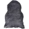 Image de Tapis de décoration peau d'agneau artificielle House Nordic Gris 50x85x6,5 cm 3981133