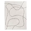 Image de Tapis en coton imprimé marron clair 200 x 300 cm