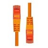 Image de ProXtend - Cordon de raccordement - RJ-45 (M) pour RJ-45 (M) - 5 m - 5 mm - UTP - CAT 6 - IEEE 802.3af - démarré, sans crochet, bloqué - orange