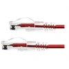 Image de ProXtend Ultra Slim - Cordon de raccordement - RJ-45 (M) pour RJ-45 (M) - 4 m - 3.6 mm - UTP - CAT 6 - sans halogène, bloqué - rouge