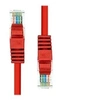 Image de ProXtend - Cordon de raccordement - RJ-45 (M) pour RJ-45 (M) - 50 cm - 5.4 mm - UTP - CAT 5e - IEEE 802.3at - moulé, sans crochet, bloqué - rouge