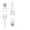 Image de ProXtend - Cordon de raccordement - RJ-45 (M) pour RJ-45 (M) - 15 m - 5.4 mm - UTP - CAT 5e - IEEE 802.3at - moulé, sans crochet, bloqué - blanc