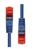 Image de ProXtend - Cordon de raccordement - RJ-45 (M) pour RJ-45 (M) - 5 m - 6 mm - UTP - CAT 6 - sans halogène, sans crochet, bloqué - bleu