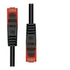 Image de ProXtend - Cordon de raccordement - RJ-45 (M) pour RJ-45 (M) - 7 m - 6 mm - UTP - CAT 6 - sans halogène, sans crochet, bloqué - noir