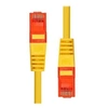 Image de ProXtend - Cordon de raccordement - RJ-45 (M) pour RJ-45 (M) - 10 m - 6 mm - UTP - CAT 6 - sans halogène, sans crochet, bloqué - jaune