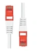 Image de ProXtend - Cordon de raccordement - RJ-45 (M) pour RJ-45 (M) - 15 m - 6 mm - UTP - CAT 6 - sans halogène, sans crochet, bloqué - blanc