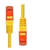 Image de ProXtend - Cordon de raccordement - RJ-45 (M) pour RJ-45 (M) - 15 m - 6 mm - UTP - CAT 6 - sans halogène, sans crochet, bloqué - jaune