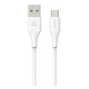 Image de INFINITE - Câble USB - 24 pin USB-C (M) droit pour USB (M) droit - USB 2.0 - 1 m - USB Power Delivery (60W), plastique recyclé à 100 % - blanc