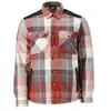 Image de Chemise de travail en flanelle avec doublure fourrure Customized - 23104-446-Rouge-XXXL