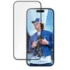Image de PanzerGlass Ceramic Protection - Protection d'écran pour téléphone portable - coupe ultra-large - verre - couleur de cadre noir - pour Apple iPhone