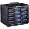 Image de raaco 136242 HandyBox 55x4 Caisson de transport set, Noir/bleu en occasion ou reconditionné