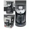 Image de Cafetière - Retro Vintage - Inox - 1.4 L - 10 Tasses - 1000W - Sans Fil Noir