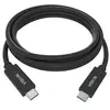 Image de - Câble USB - 24 pin USB-C (M) pour 24 pin USB-C (M) - Thunderbolt 3 / USB 3.0 / USB 3.1 Gen 1 - 3 A - 2 m - noir