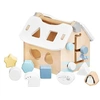 Image de Cube d'Eveil de Formes Géométriques - Maison Trieuse en Bois - Premier ge 1 an - Jouet Labyrinthe 8 Blocs de Modélisation