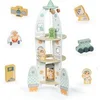 Image de Jouet Enfant Fusée Spatiale en bois avec Ascenseur et Accessoires à construire- Garage enfant +3ans