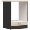 Image de JUNONA Meuble bas four 60 cm - Plan de travail - Chêne sonoma