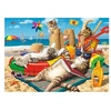 Image de Puzzle 1011 pièces : Hidden Shapes : Vacances de chat