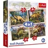 Image de Puzzles de 35 à 70 pièces : 4 puzzles : Dinosaures intéressants