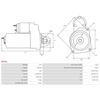 Image de Démarreur / Démarreur As-Pl S5104 Nissan