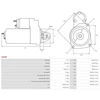 Image de Démarreur / Démarreur As-Pl S3089 Citroen;Ds;Fiat;Lancia;Mitsubishi;Opel;Peugeot;Toyota
