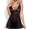 Image de Obsessive Nuisette voile noire XXL