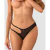 Image de Obsessive Saturis - String ouvert noir S/M