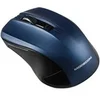 Image de MC-WM9.1 - Souris - ergonomique - optique - 4 boutons - sans fil - 2.4 GHz - récepteur sans fil USB - noir et bleu