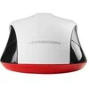 Image de MC-WM9.1 - Souris - ergonomique - optique - 4 boutons - sans fil - 2.4 GHz - récepteur sans fil USB - noir et blanc