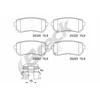 Image de Jeu De Plaquettes De Frein, Frein À Disque 25292 00 702 00 Breck Breck 252920070200 Hyundai;Kia